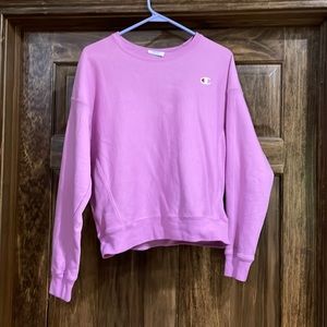 Champion size medium, purple crew neck, never worn